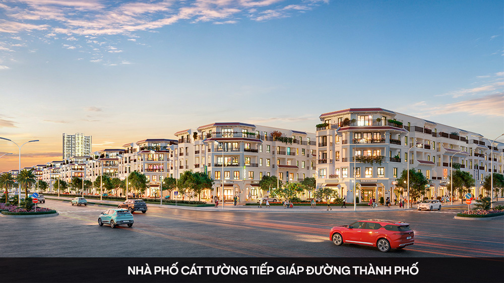 Phối cảnh biệt thự song lập PK Cát Tường phong cách Ý